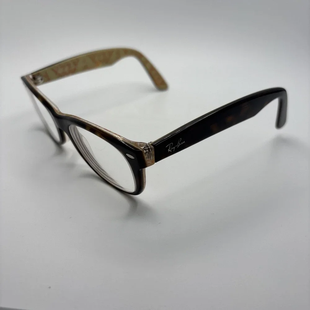 Ray Ban RB 5184 5057 50-18-145 Brown Tortoise Red Eyeglasses Frames #C35